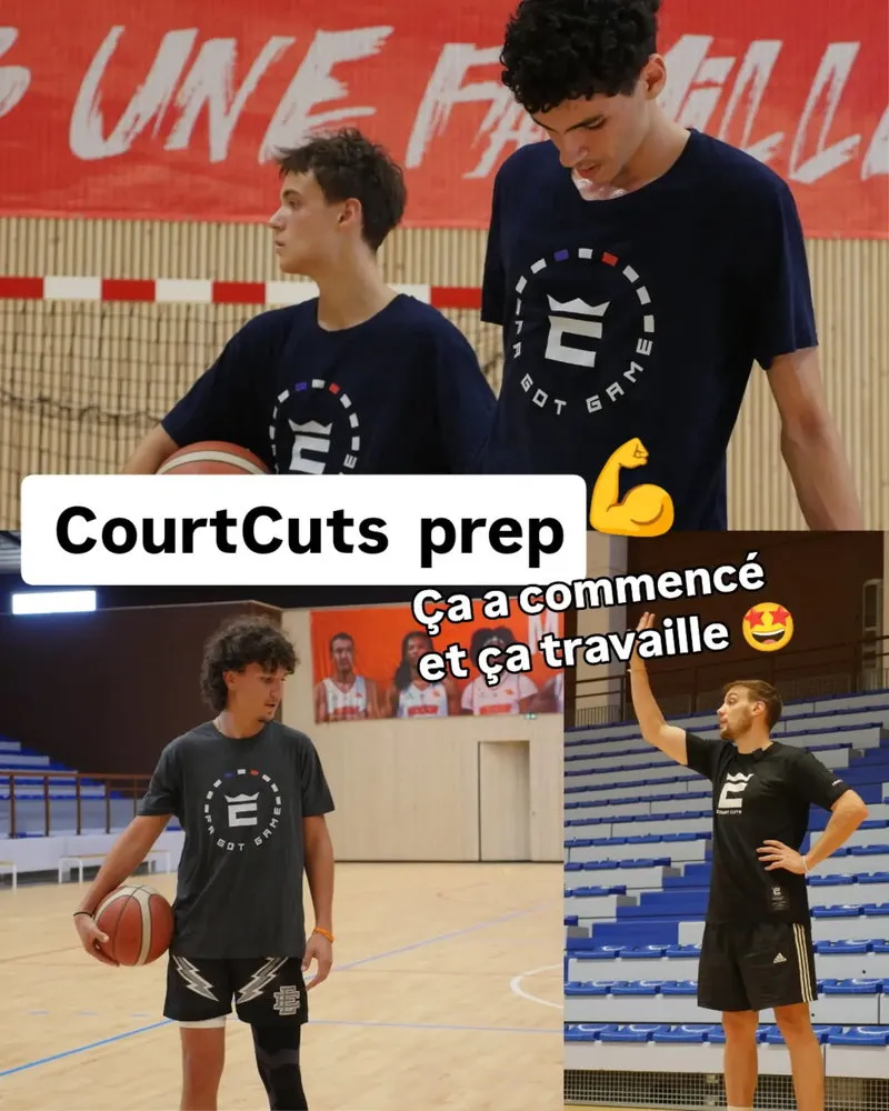 💪 CourtCuts Prep💪 Notre programme basket post-bac a débuté et je suis allé voir une petite séance ce matin avec @co…